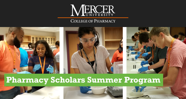 Mercer University Pharmacy Scholars Summer Program